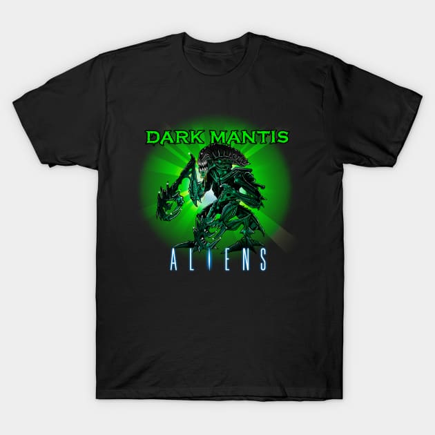 Dark Mantis Alien T-Shirt by Ale_jediknigth